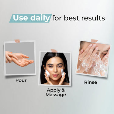 Kaya Clinic Brightening Beads Cleanser with AHA, Niacinamide, Vitamin E, Daily Use Exfoliating & Brightening Face Wash, Hydrating Cleanser for All Skin Types, 100ml